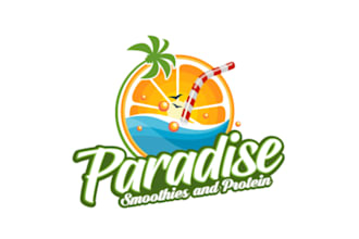 create minimalist and professional juice logo design