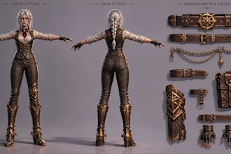 create professional ai concept art for characters