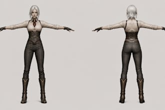 create professional ai concept art for characters