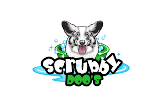 create minimalist and professional dog  logo design
