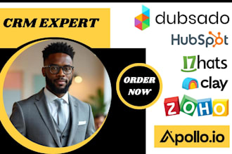 setup clay com hubspot crm zoho crm apollo io 17hats dubsado workflow automation