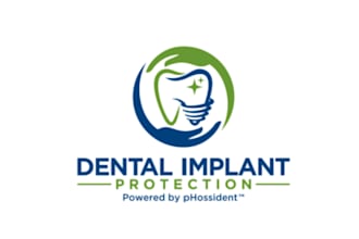 create minimalist and professional dental logo design