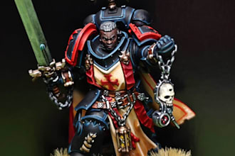 paint your 40k, aos, and other warhammer related miniatures