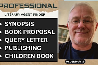 find literary agent for fiction book, movie script, children book, screenplay