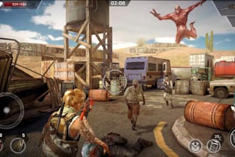 2d unity game horror game, fps survival shooting game, multiplayer online game