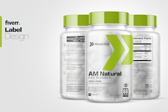 expert supplement label design
