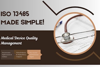 provide iso 13485 docs and certification for medical devices