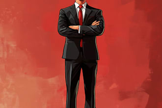 draw a political cartoon art for you