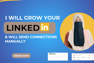be your linkedin manager and will grow your connections manually