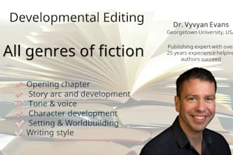 be your developmental editor for your work of fiction
