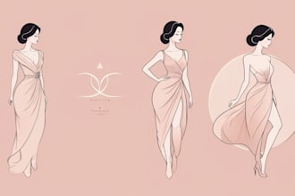 design an elegant minimalist feminine logo for you