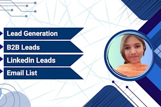 generate targeted b2b leads and verified email lists to your business