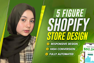 develop, design and launch your ecommerce shopify website