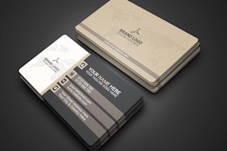 create  business card design, visiting card or name card design