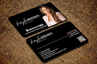 provide professional luxury, real estate business card