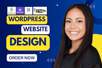design wordpress blog website bluehost hostinger siteground