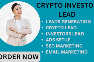 deliver crypto investor lead, hot forex lead, crypto email, mlm lead