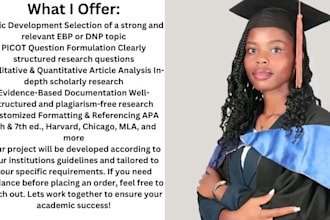 complete quality evidence based practice bsn,msn pmhnp dnp projects