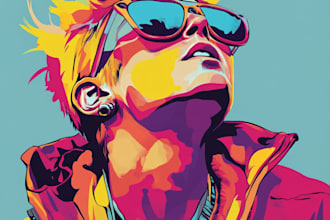draw awesome wpap pop art portrait
