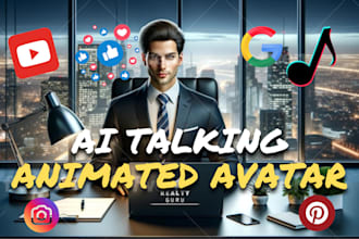 ai animated talking avatars for instagram, tiktok, youtube shorts and business