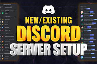 create or revamp your discord server professionally