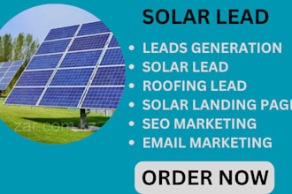 generate high quality USA, dubai, saudi arabia, UK solar lead, real estate lead