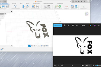 make your logo it to a 3d model in fusion 360