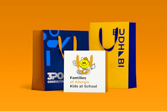 do eye catching shopping bag, tote bag design  creative branding