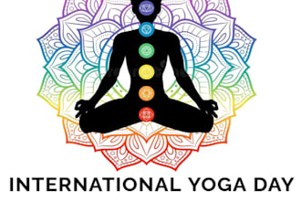 do outstanding and modern meditation yoga logo  design