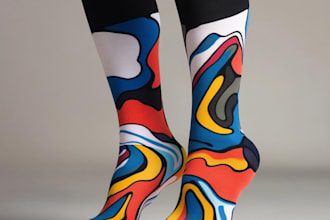 make a unique socks design for your brand