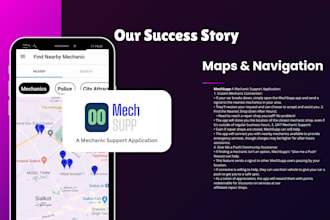 develop gps, maps, geofencing, and background location tracking app