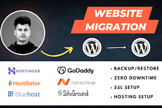 migrate your website to a new hosting or domain