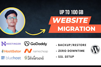 migrate your website to a new hosting or domain
