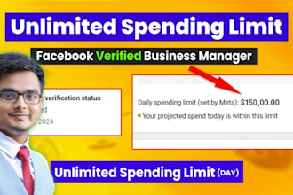 create unlimited spending limit facebook business manager and agency ad account