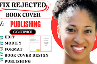 fix book cover, resize book cover, amazon kindle cover, error fix format