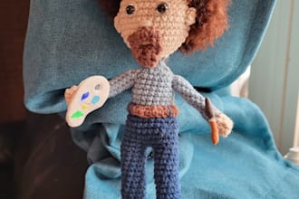 crochet custom dolls and stuffed animals