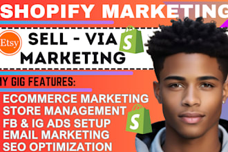 setup high ticket sellvia marketing, sellvia store promotion, shopify marketing