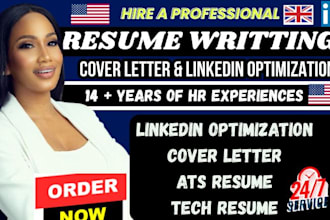 write your senior executive CV resume writing cover letter and optimize linkedin