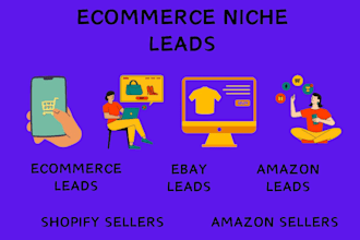 provide targeted ecommerce leads, amazon, ebay, shopify seller leads