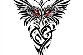 draw for you a custom tribal tattoo design