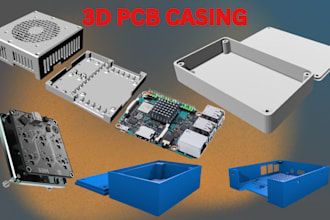 create pcb case enclosure schematic design printed circuit board for prototype
