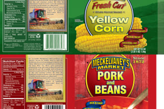 design professional product sleeve, insert, wrapper or labels