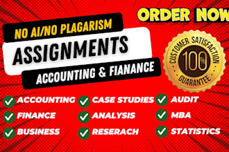 do accounting and finance assignments, financial statements, analysis and report