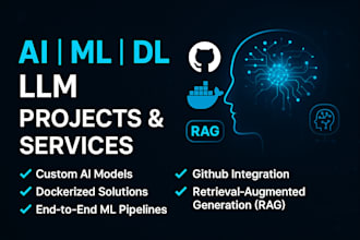 do ai and ml related projects including llm agents