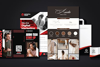 design attractive  media kit, epk, one sheet, press kit, brand kit