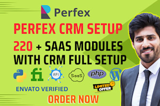 perfex  220 saas modules with installation in 30 minutes