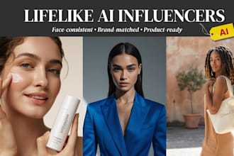 craft stunning, lifelike ai influencers for your brand