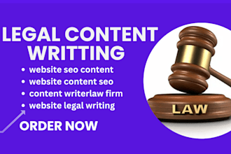 wseo friendly content writing lawyer website legal writing law firm website