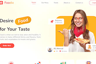 design food catering website food truck website cafe website restaurant website