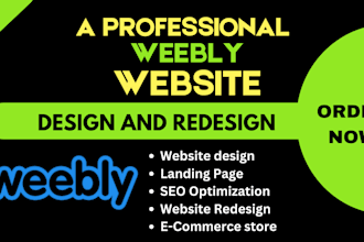 design professional weebly website redesign weebly website or wix online store